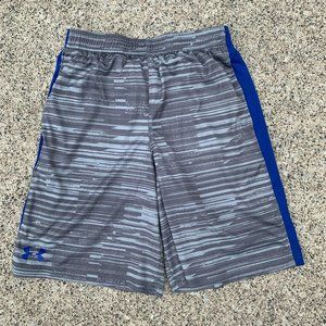 Under Armour~Basketball Shorts~Blue and Grey